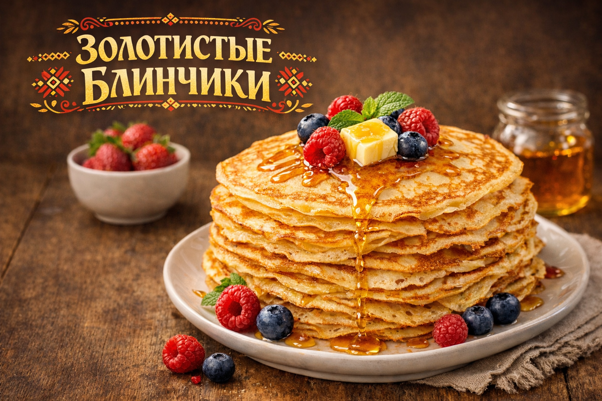 ЗОЛОТИСТЫЕ БЛИНЧИКИ