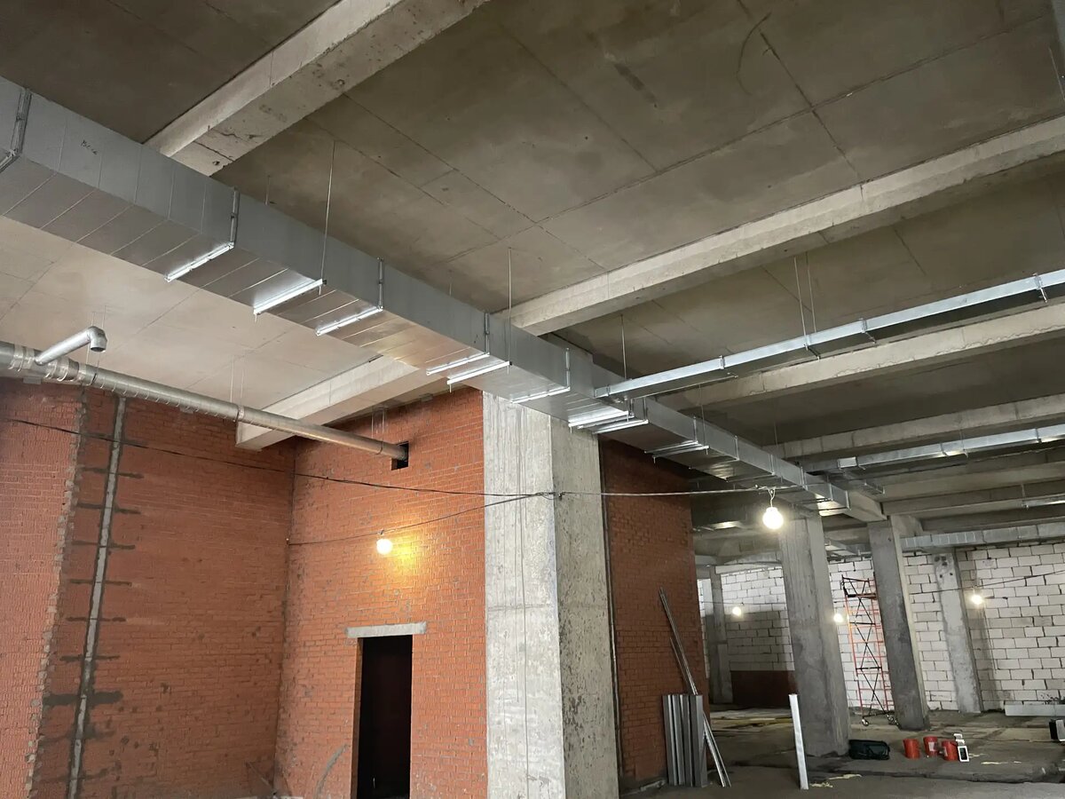 Монтаж систем вентиляции во внутренних помещениях