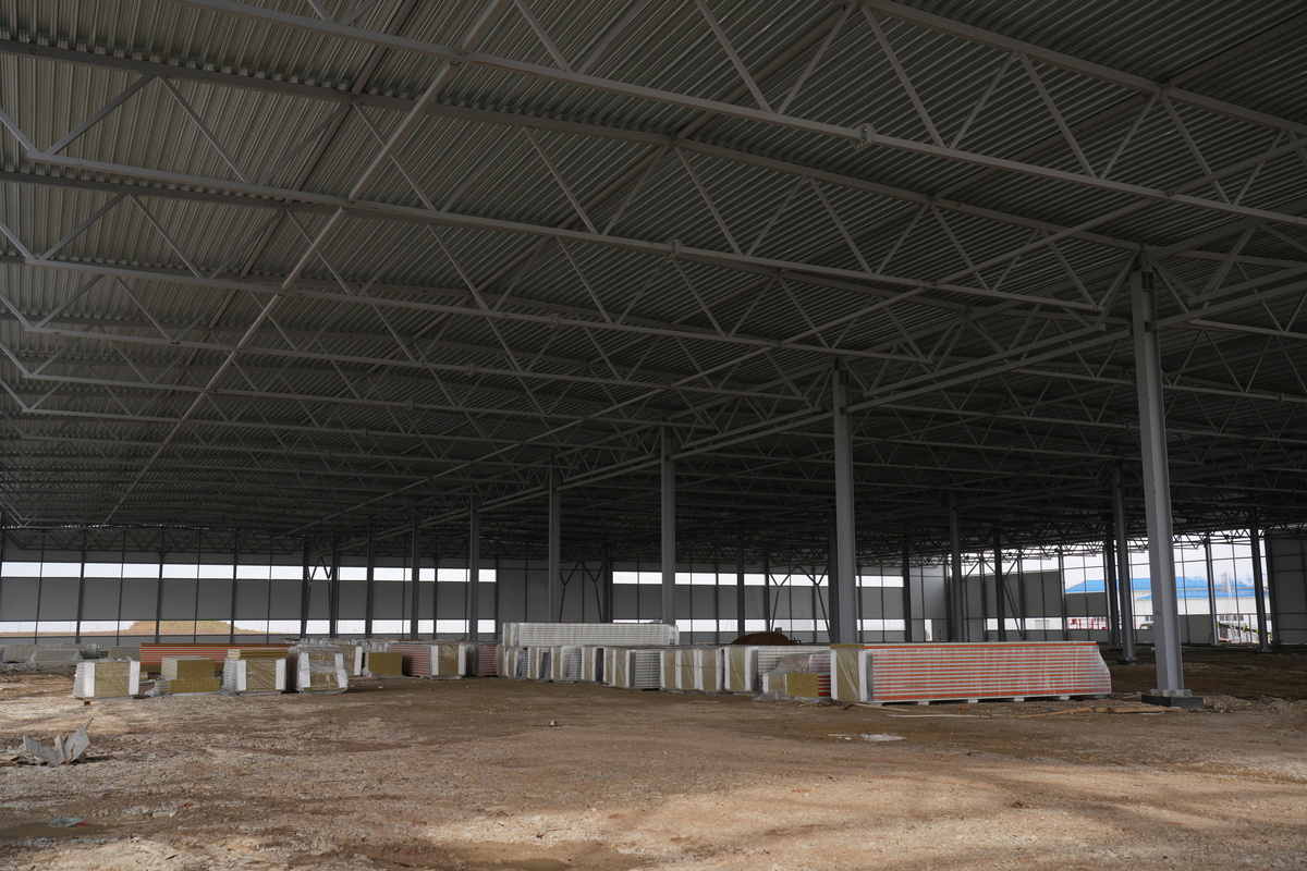 Профнастил несущий для промышленного здания