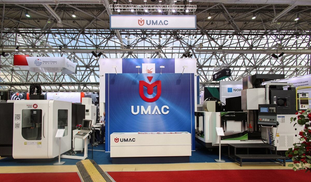     Стенд компнании «Юмак» на выставке «Металлообработка-2025». Источник: Пресс-служба компании ЮМАК Автор фото: MICE.PRESS