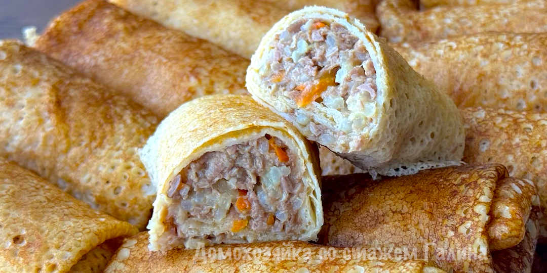 Нежная начинка для блинов: внуки едят за обе щеки