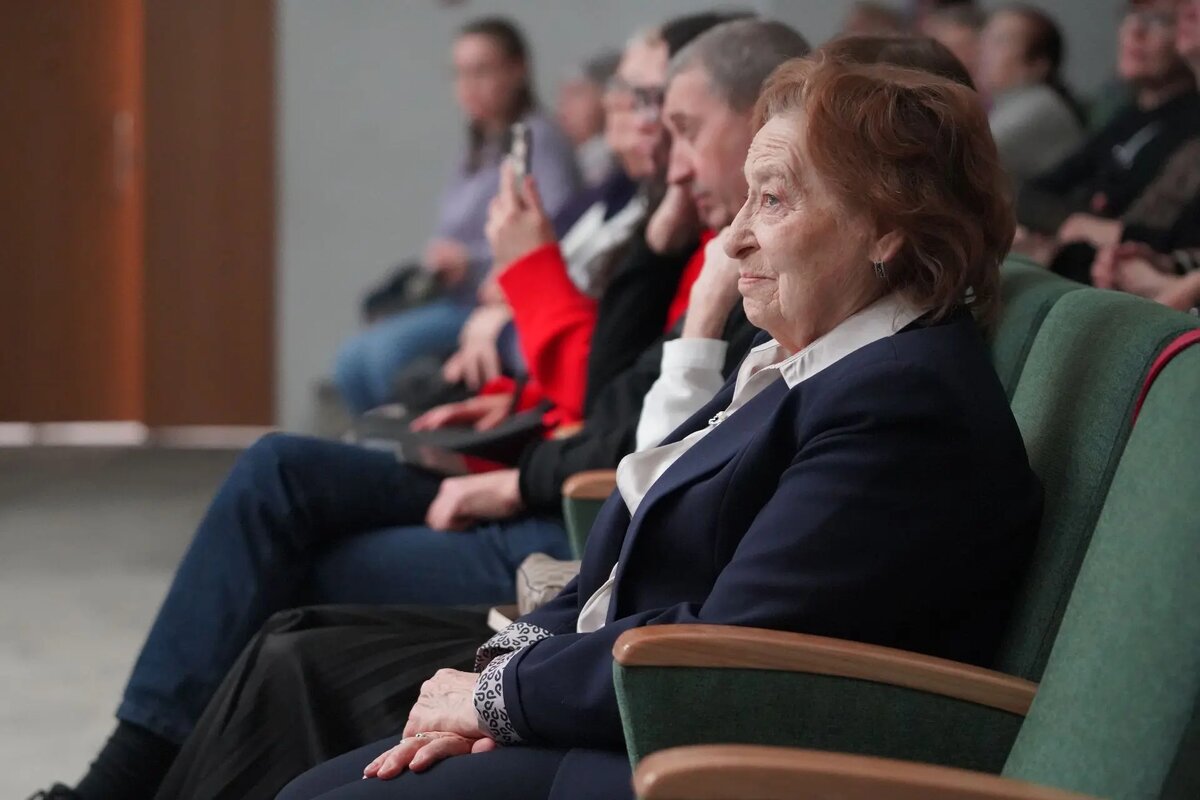 Залилова Чулпан Мусеевна - дочь поэта, Героя Советского Союза Мусы Джалиля (фото - пресс-служба НБ РТ)