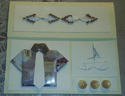 В технике Изонить