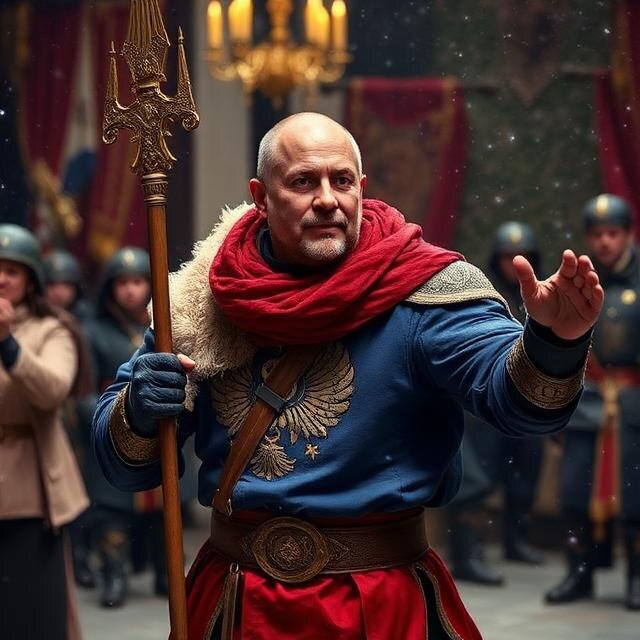 Русский воин по мнению ИИ.