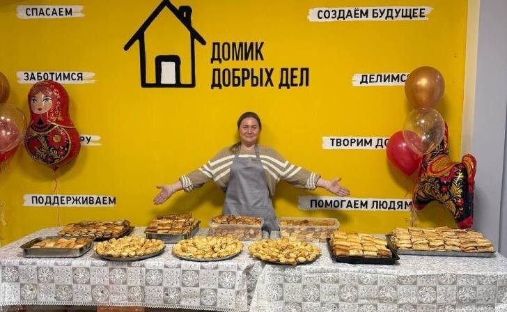 Курские волонтеры напекли более 1200 блинов для бездомных