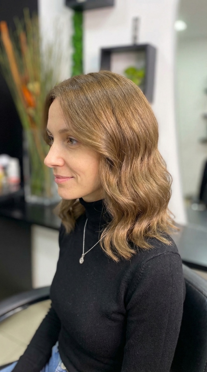 Стрижка и укладка мастера Ирины