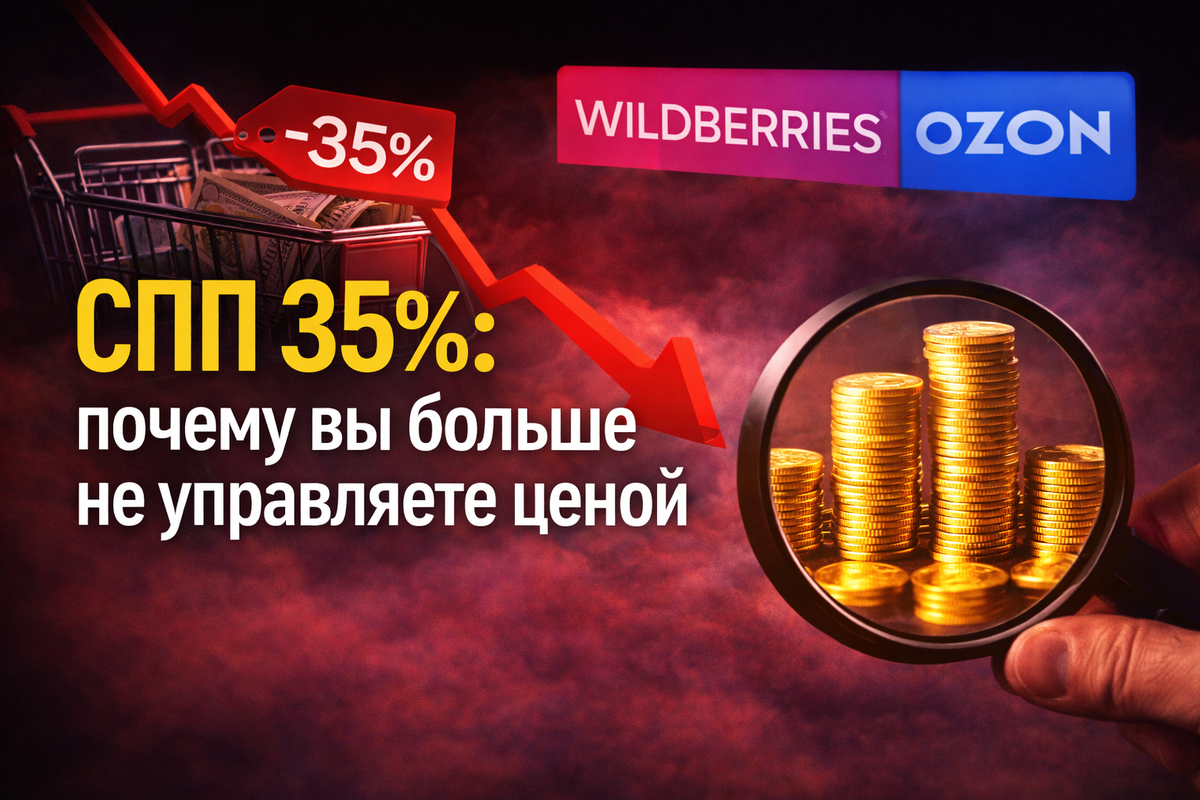 СПП 35% на Wildberries и Ozon снижает маржу селлера и лишает его контроля над конечной ценой товара