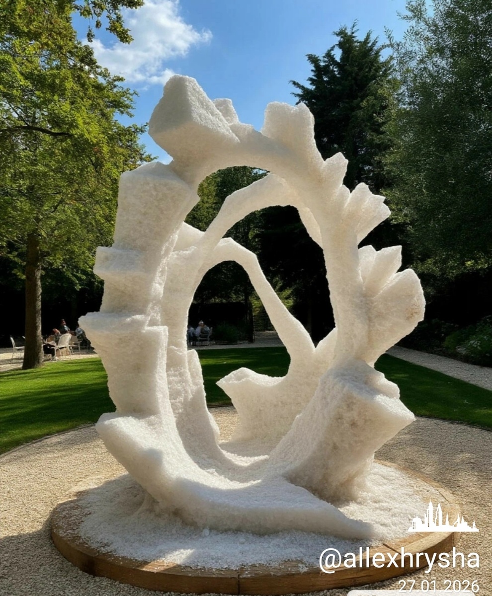 Экобионический ландшафтный дизайн от ЛандшафтДекор Орша. Соляные кристаллические инсталляции. 