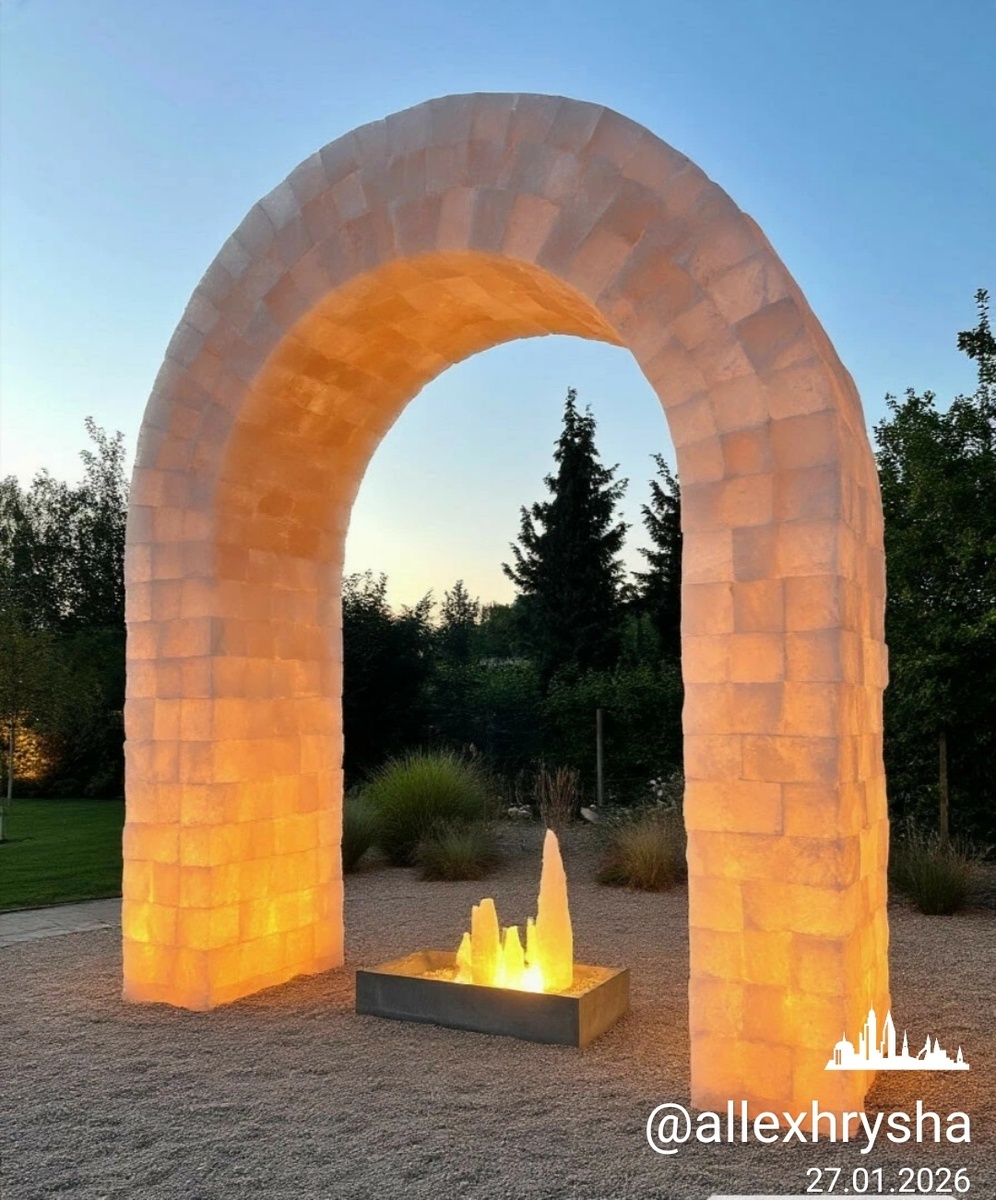 Кристаллические соляные инсталляции в экобионическом ландшафтном дизайне от ЛандшафтДекор Орша