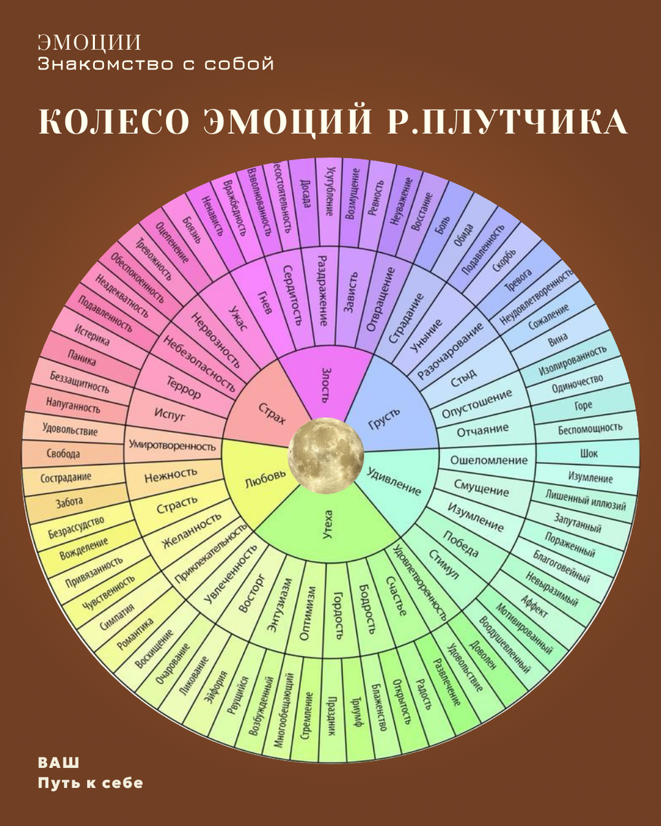 Колесо эмоции Плутчика