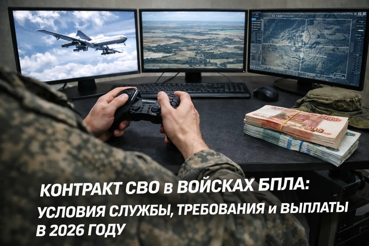 Контракт СВО в войсках БПЛА в 2026 году: условия службы и выплаты