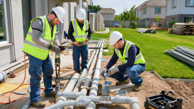 Фото: Строительный блок администрации Ленинградской области