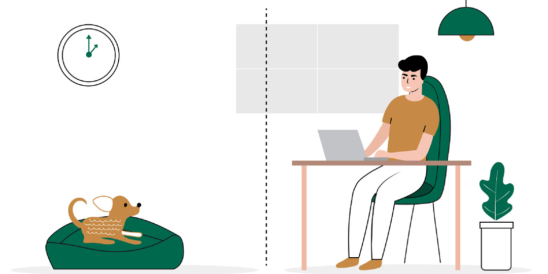 5 лайфхаков, как соблюдать границы с собакой, если вы работаете на удалёнке