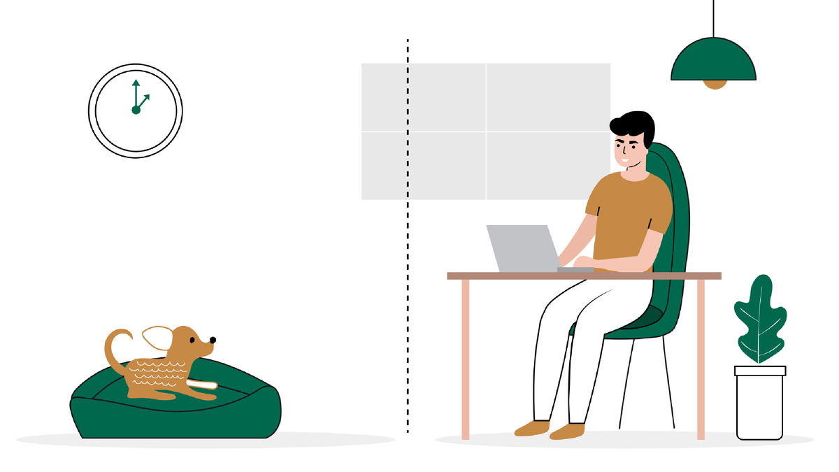 5 лайфхаков, как соблюдать границы с собакой, если вы работаете на удалёнке 