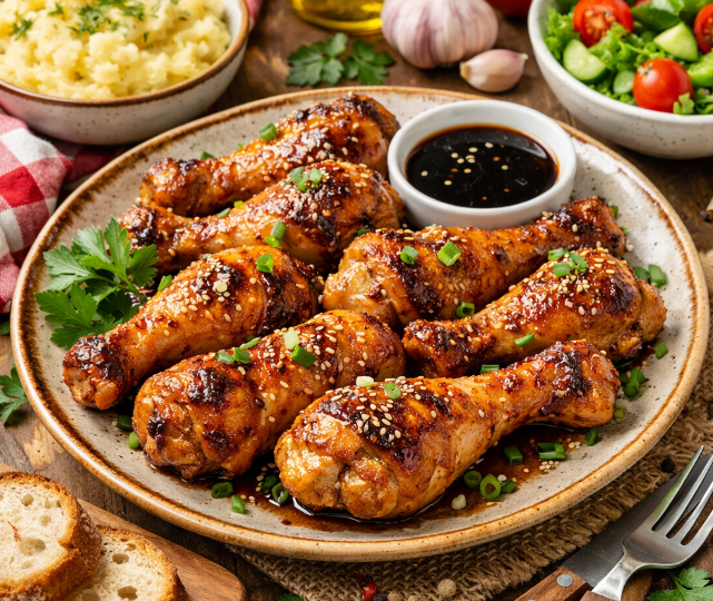 Куриные ножки в соевом соусе