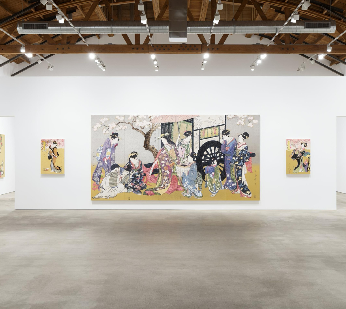 Выставка Такаси Мураками "Возвращение к укиё-э" в Perrotin Los Angeles (Фото Гийом Зиккарелли) 