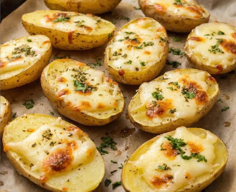 Русская, запеченная в духовке, хрустящая картошка