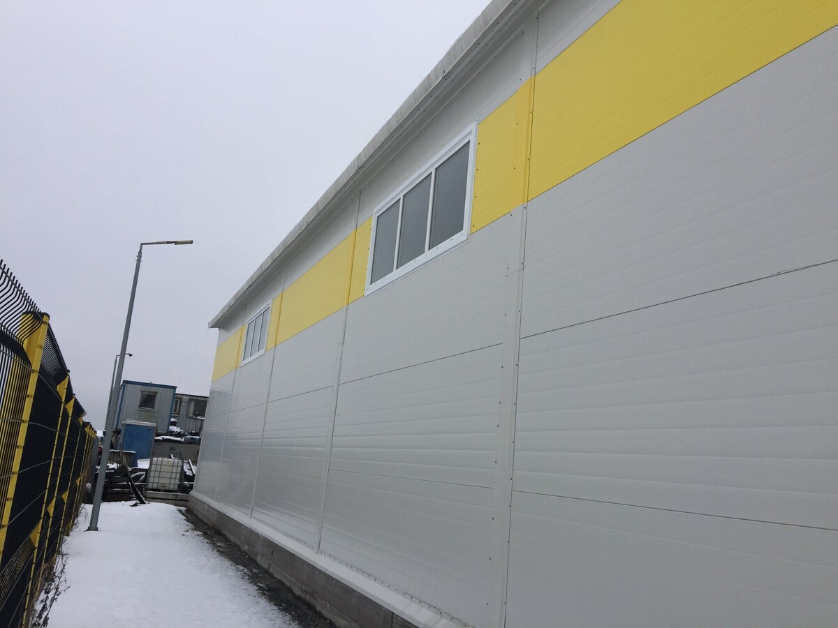 БЫСТРОВОЗВОДИМЫЙ КУЗОВНОЙ ЦЕХ ДЛЯ РЕМОНТА ЕВРОФУР 12 Х 30 Х 6 В Г. САНКТ ПЕТЕРБУРГ, РОССИЯ