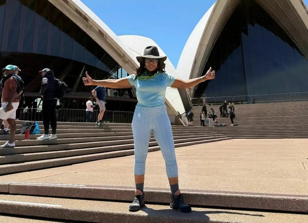    72-летняя Опра Уинфри показала впечатляющую спортивную форму