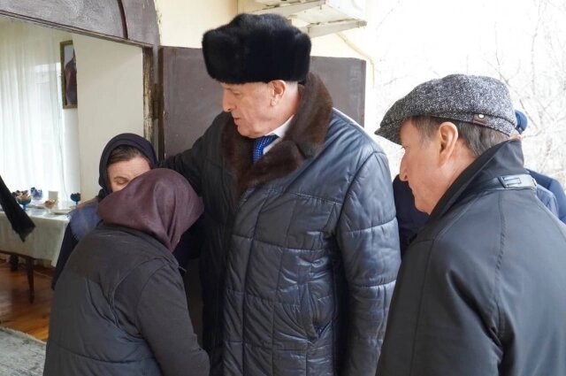    Похороны прошли в посёлке Новый Кяхулай, где проживал фронтовик. Фото: АиФ-Дагестан/ пресс-служба Рутульского района