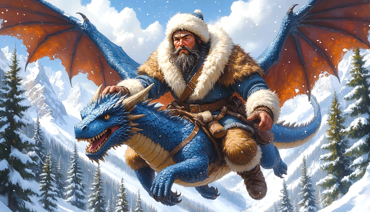 Над Сибирью летали на драконах.