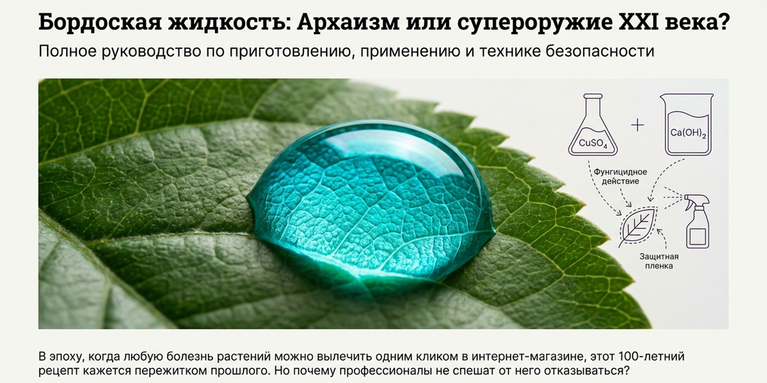 Вся правда о бордоской жидкости: стоит ли возиться с приготовлением в XXI веке?