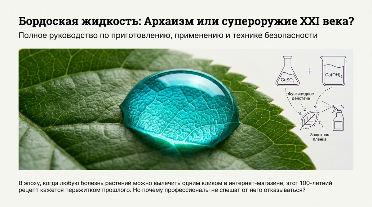 Бордоская смесь: проверенный веками фунгицид