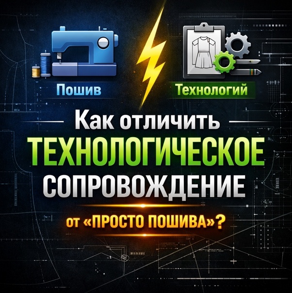 Технологическое сопровождение и просто пошив