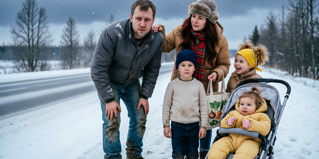 Многодетная мать подобрала у дороги избитого мужчину в ковре. Через месяц он вернулся с предложением руки и сердца