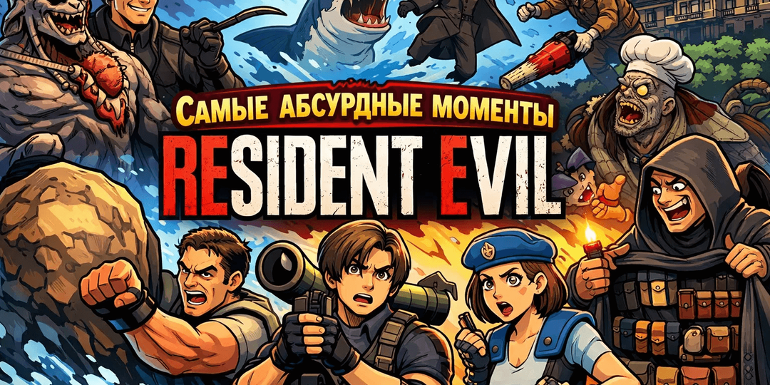 Самые абсурдные моменты в серии Resident Evil