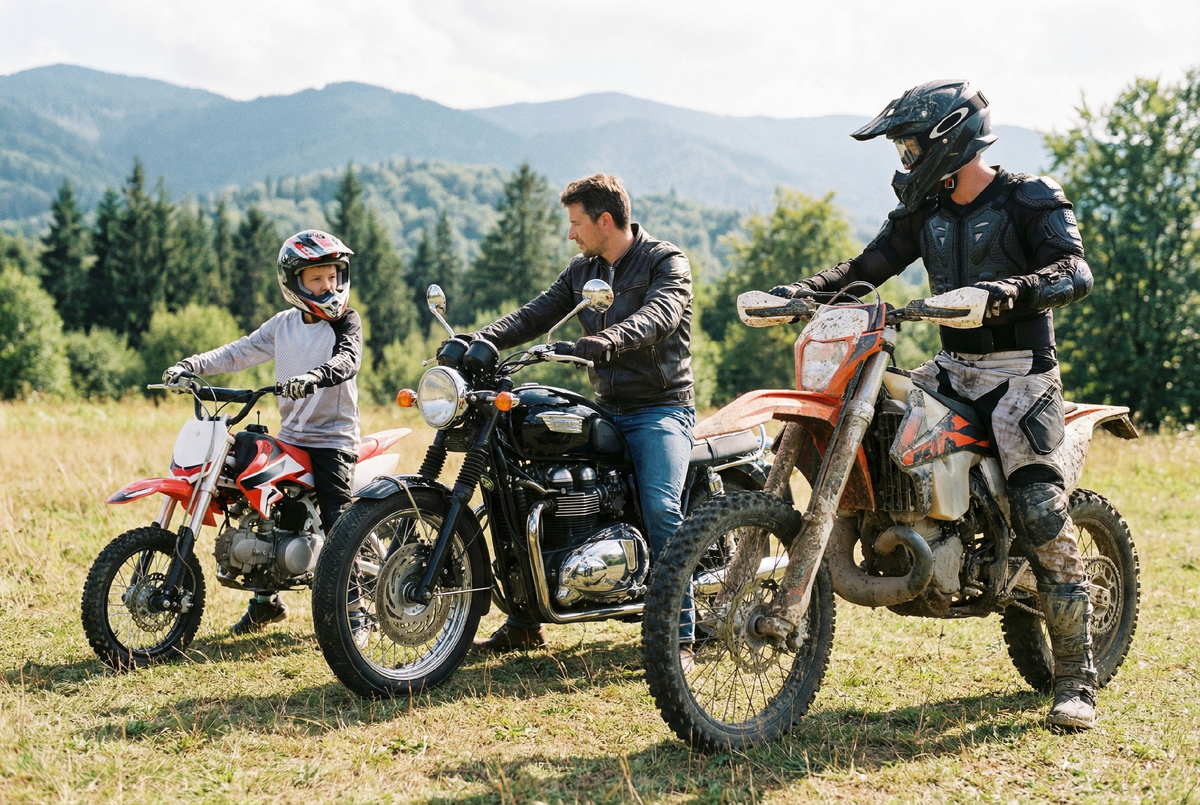 Выбор за тобой! Три разных байка.