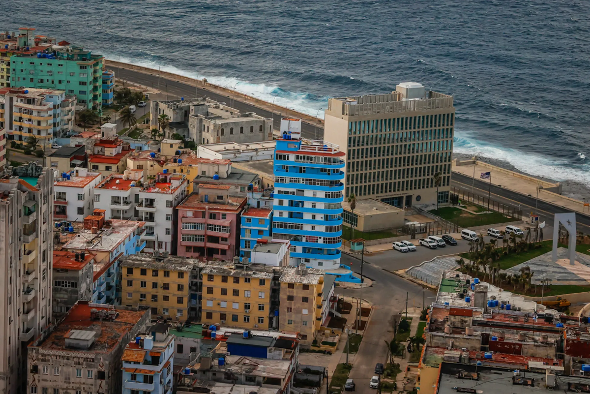 Посольство США на Кубе. Гавана, январь 2021 года