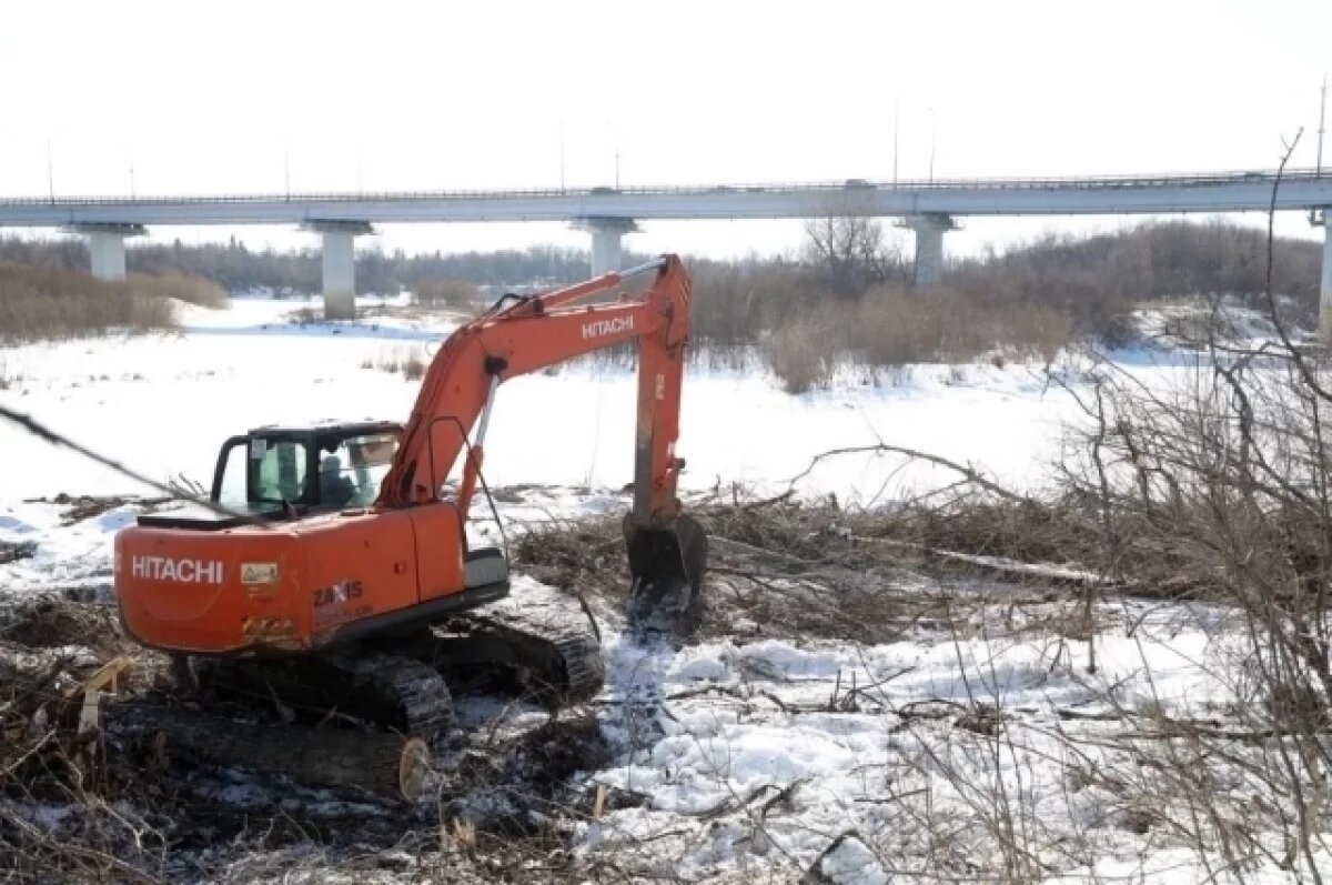    В Курганской области намерены продолжить работы по расчистке русла реки Тобол