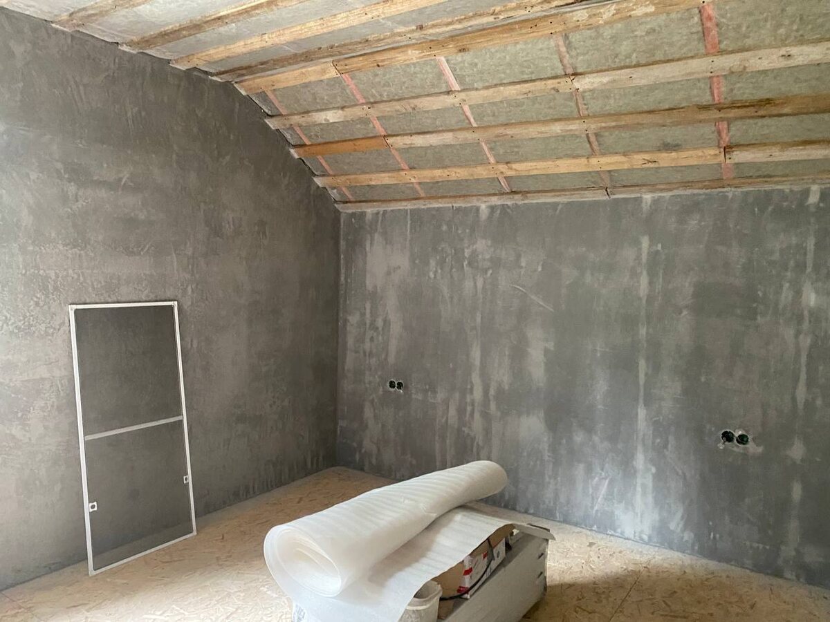 Штукатурка стен в частном доме, Московская область