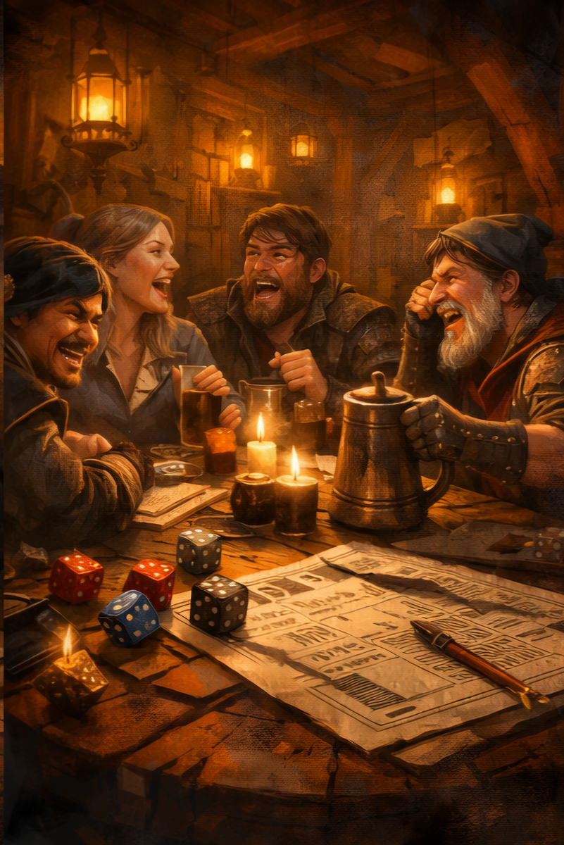 Работа закончилась.Ты поел.Ты взрослый человек.И именно поэтому сегодня ты будешь 4 часа обсуждать план, который сломается за 12 секунд.Как проходит каждая сессия D&D19:00 — Начало“В этот раз играем серьёзно”19:07— А трактирщик женат?— Можно украсть у него ложку?— Я проверяю потолок на мимиков— Я кидаю на харизму просто чтобы посмотретьМастер уже устал.19:40 — ПланированиеПартия разрабатывает гениальный план проникновения:Отвлечь стражуЗалезть через окноИспользовать магиюНе дратьсяМастер подготовил сюжет на 3 часа.19:41 — РеальностьПлут: “Я стреляю в стражника”Варвар: “Я ору”Маг: “Я поджигаю масло… случайно”Клирик: “Я не с ними”Сюжет закончился.Любимая фраза мастера“Ладно… импровизируем”В этот момент где-то умирает ещё один NPC с именем, бэкстори и семьёй.Но мы всё равно играемПотому что D&D — это не про победу.Это про:тупые шуткикривые акцентыкритический провал на ровном местеи одну легендарную историю, которую будете вспоминать годами.                                                                            💬   Делись в комментах:самый тупой поступок твоей партии, который внезапно сработал.