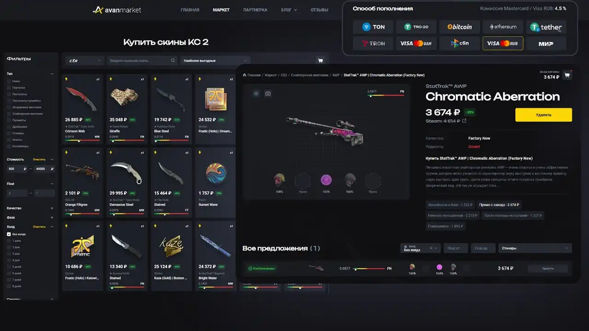 Основные элементы площадки