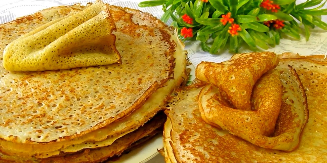 Самые ажурные тонкие блины с кучей дырочек! Самый лучший рецепт блинчиков!