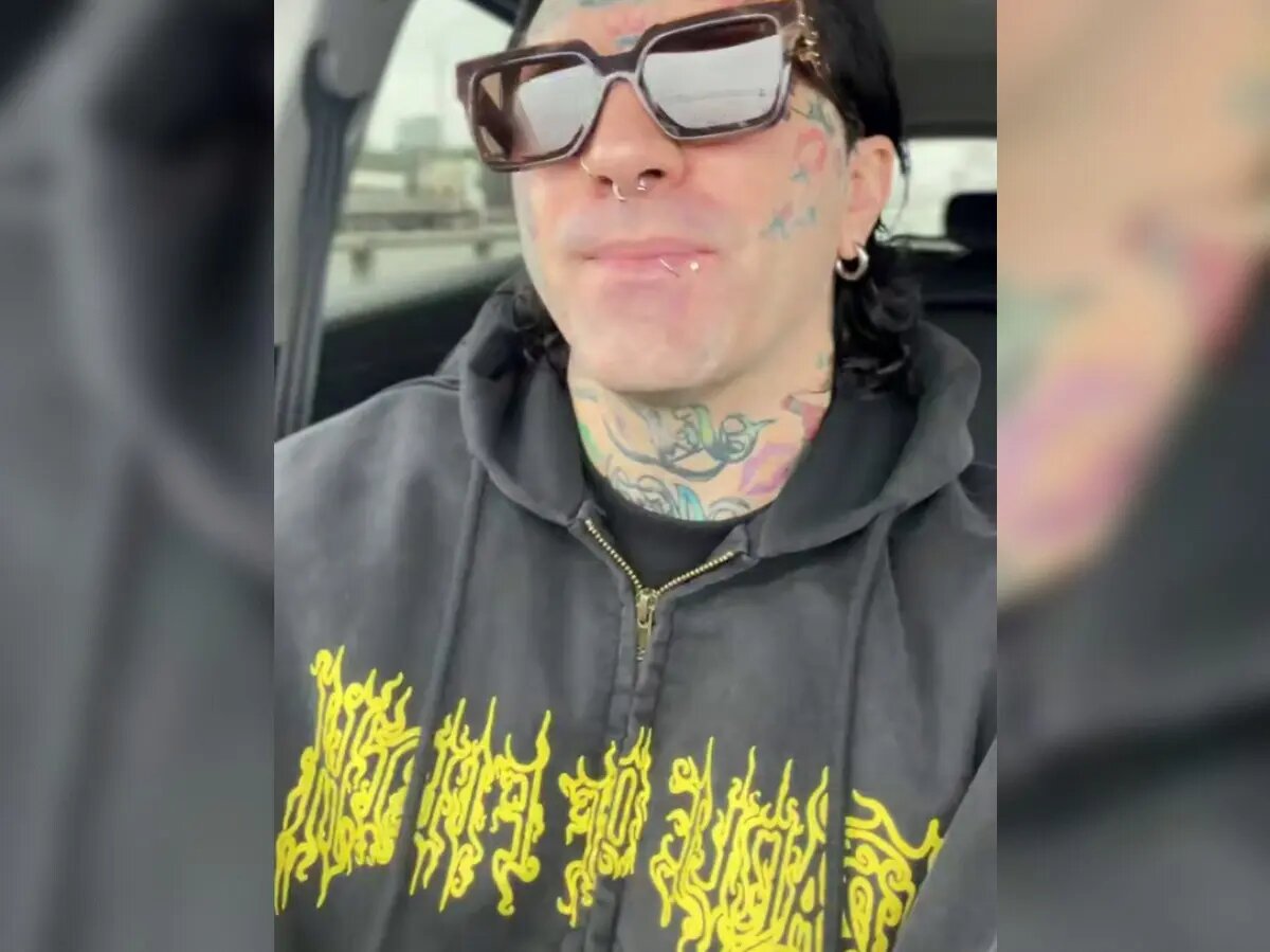    Ганвест. Фото: стоп-кадр видео из телеграм-канала рэпера