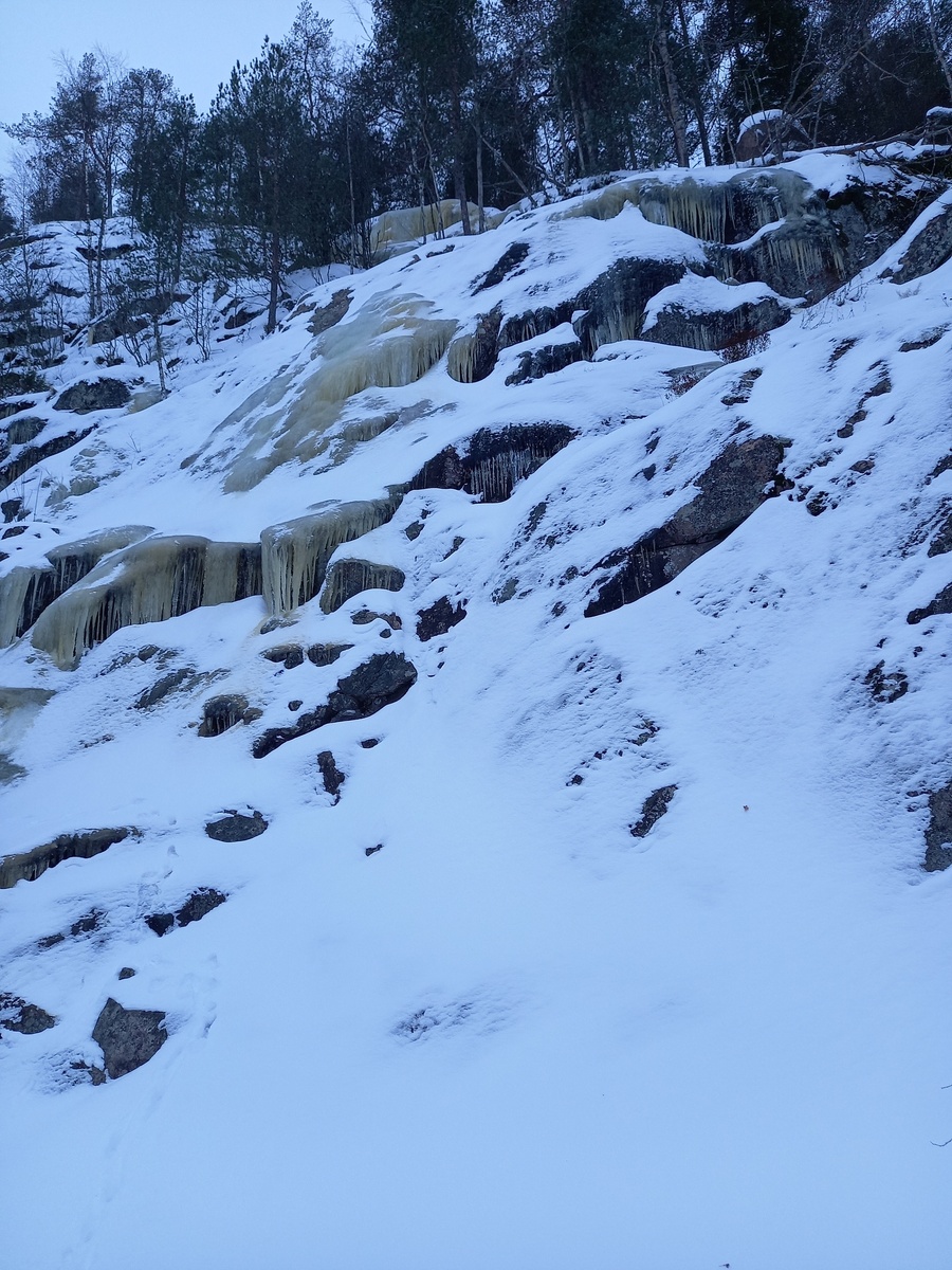 Замерзшие водопады