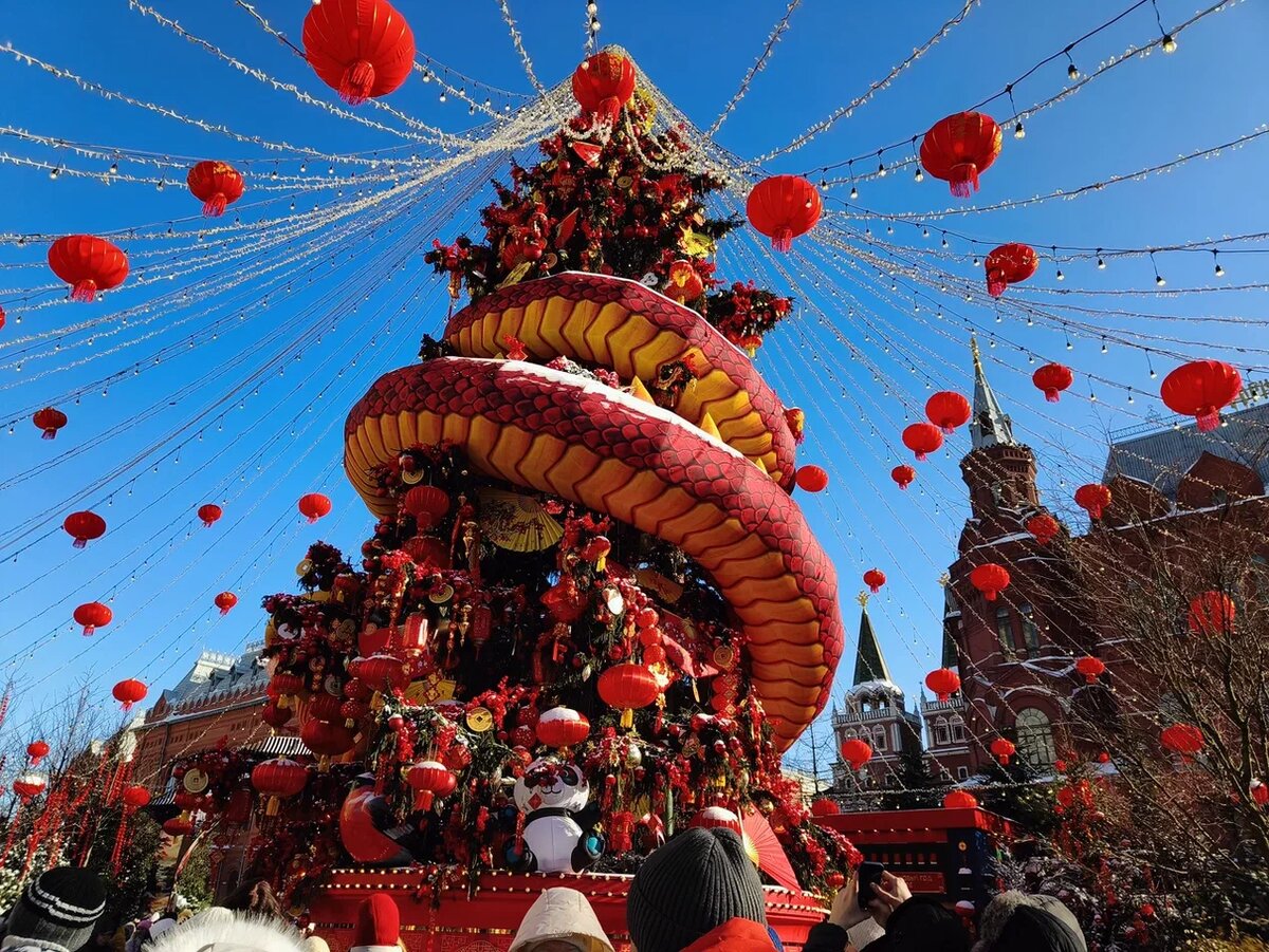 Китайский Новый год на Манежной площади. Фото автора