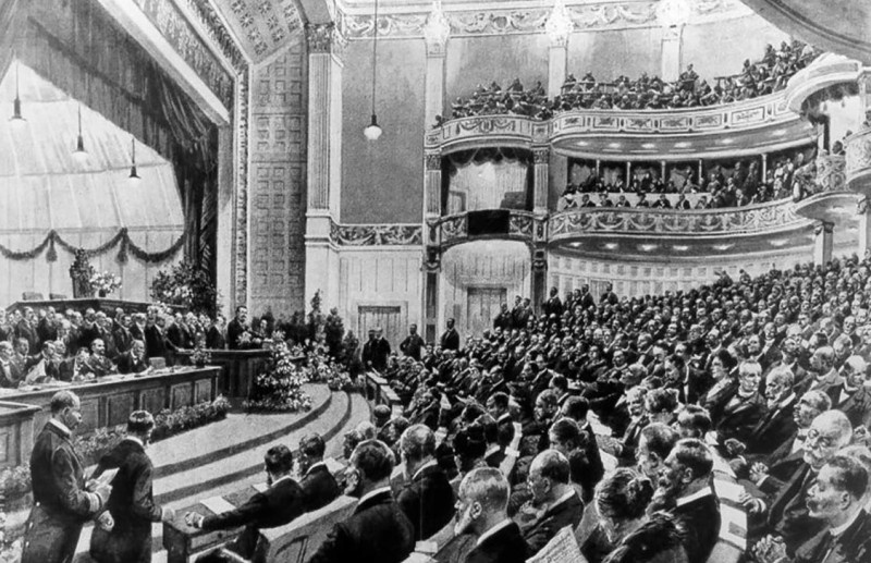 Заседание Учредительного собрания в Веймаре.