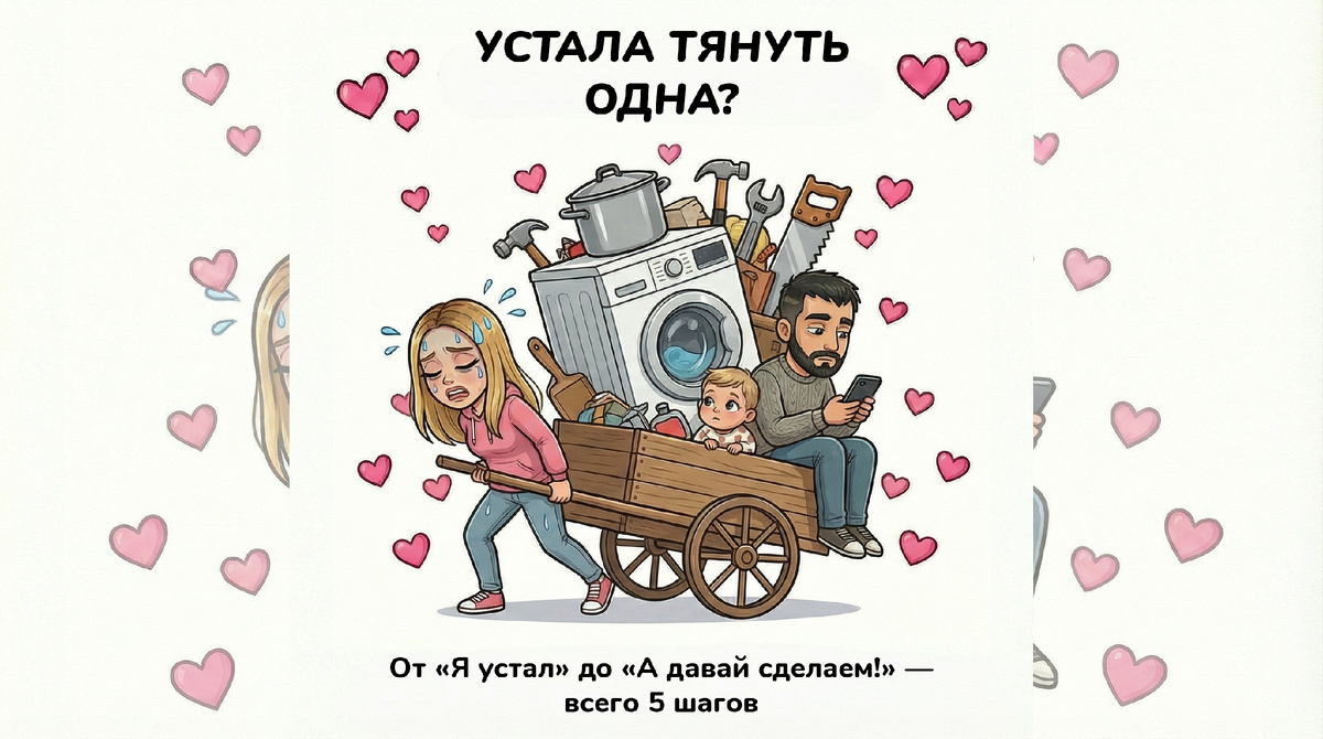 Женское «я возьму всё на себя» звучит благородно, но очень быстро превращается в горькое «мне опять всё самой»