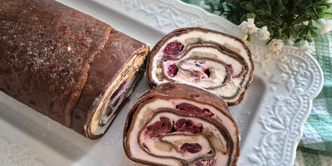 СЛАДКИЙ БЛИННЫЙ РУЛЕТ