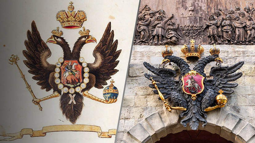     Государственный герб Российской империи / Герб на воротах Петропавловской крепости Legion-Media Public Domain / Alexander Blinov