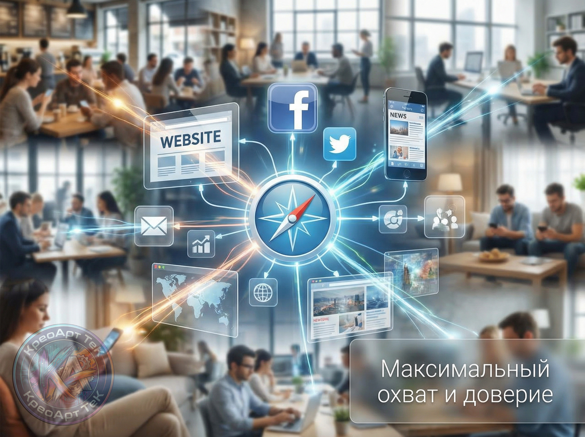 Максимальный охват и доверие
