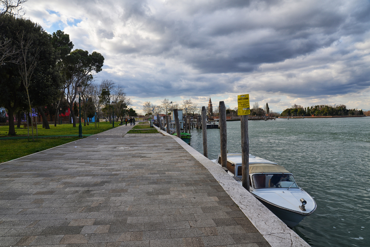 Причал в Бурано. Фотография Александра Новикова. 2018