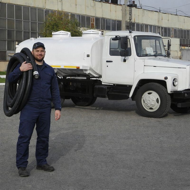 Водовозка 4м3 с водителем в Санкт-Петербурге и ЛО.