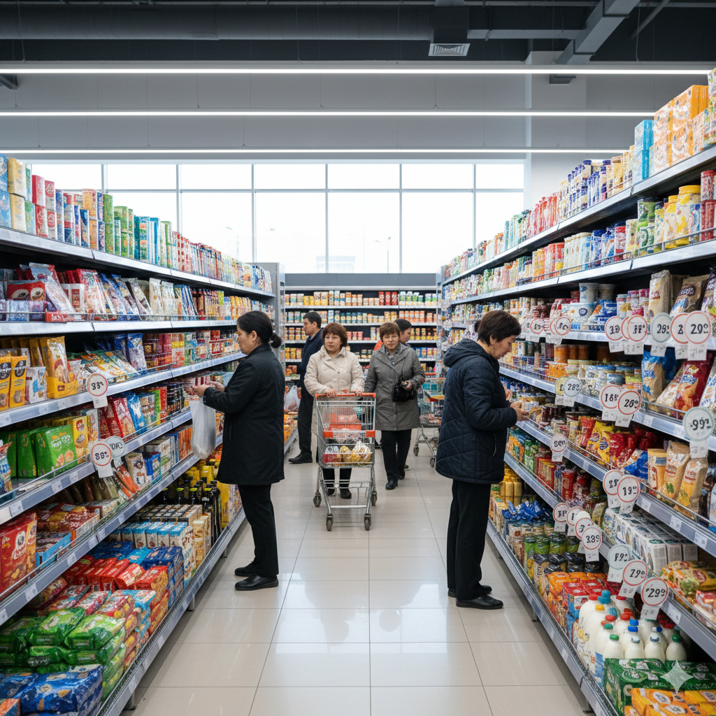 Продукты дешевле Москвы, но уже не «копейки».