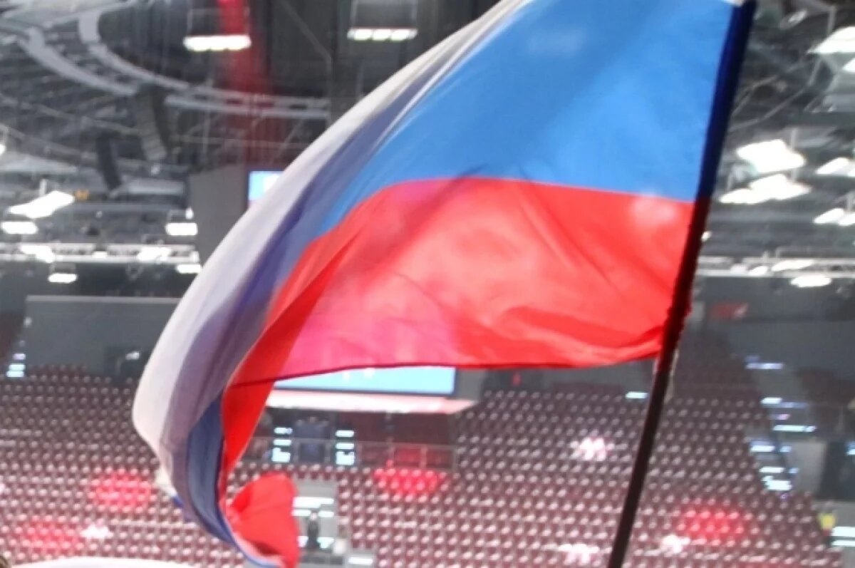    Флаг РФ вывесили на хоккейном матче Канады и Чехии на Олимпиаде-2026