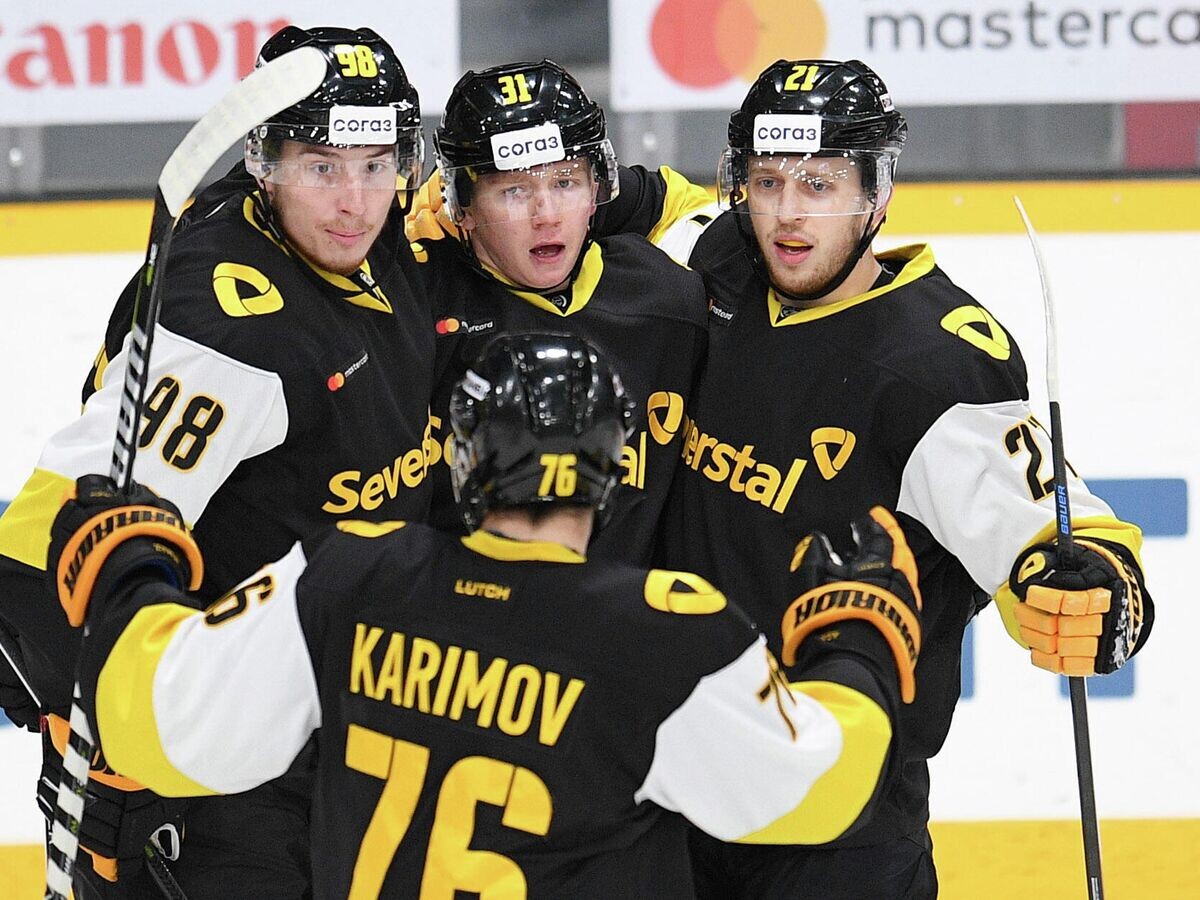    Хоккеисты "Северстали" | © Фото : Пресс-служба "Северстали"